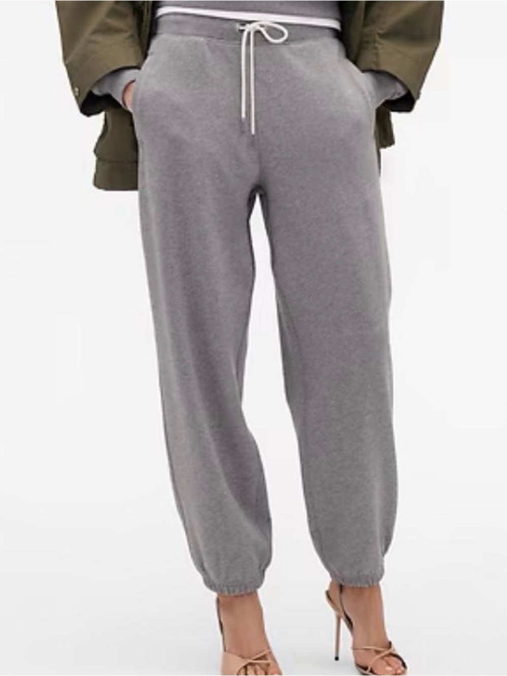 GAP x Victoria Beckham Gray Joggers - Picture 2 of 3